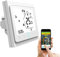 Qiumi Thermostat WiFi Intelligent, contrôleur de température Climatisation Intelligente, contrôleur de température programmable, avec écran LCD à 4 Tubes, Fonctionne avec Alexa Google Home