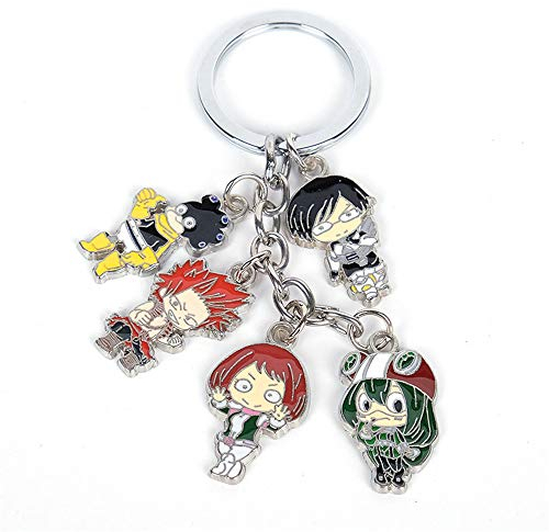 PunkStyle Boku No Hero Academia My Hero Academia Schlüsselanhänger-Set, Anime-Serie, (B), Einheitsgröße