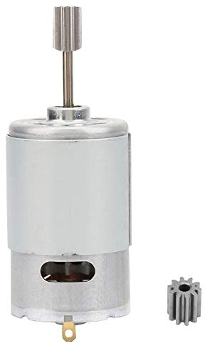 RS550 12 V Micro Moteur de Haute Vitesse pour Voiture Électrique Jouet Enfants Moto avec 2 pcs Tête de Dent(550-15000)