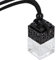 YORKING 50pcs Inspired Car Air Freshener 8ml Empty Glass Diffuser Bottles, 5*2.5*2.5cm, Black, Mint Scent, Perfume Bottles