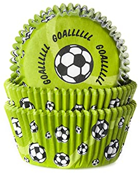 House of Marie 50 Muffinförmchen, Fußball