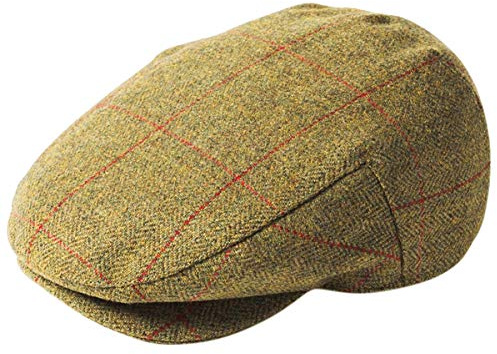 Failsworth Millinery Waterproof Porelle Flat Cap in Pattern 554, Size: XL (61cm)