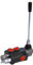 P40 Hydraulic Way Valves - Speed Control Valve for Log Splitters, G Series Log Splitters, Adjustable Relief Lever Handle with 1 Coil, 3 Pos Valves, 10 GPM, 3625 PSI
