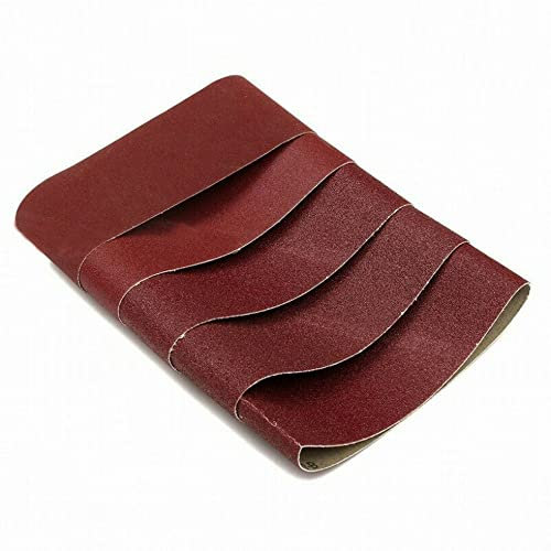 15 pz Nastri Abrasivi Abrasivi 75x457mm Levigatrice Resina Rettificatrice 40-240 Grana per Lucidatura Metallo Morbido Legno, H
