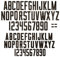 Thinlits Stanzformset 73PK Alphanumerische Theorie von Tim Holtz