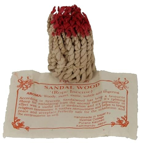 3 Packungen Nepali Weihrauch Seil Rope Geruch Sandelholz Sandale Wood Tibetische Natürliche