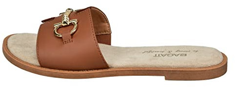 TT.BAGATT Damen D31-A7C92 Mule, Kognac, 37 EU