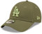 New Era Los Angeles Dodgers Kappe Kinder verstellbar grün Baseball gebogener Schirm 9Forty - Child