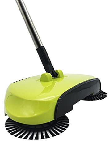Máquina de barrido manual multifunción manual no eléctrica giratoria de 360 grados para piso, escoba, recogedor, herramientas de limpieza para el hogar, recogedor