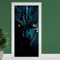 Finest Folia Türfolie 90x200 cm Türtapete Türposter Folie für Tür Wohnzimmer Kinderzimmer Küche Türaufkleber Bad Aufkleber selbstklebend TF03 (11 Black Dragon)