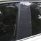 VECES 6Pcs Carbon Fiber Look Car Pillar Posts Door Window Stickers Trims Cover for Nissan Qashqai J10 2008-2011 2012 2013 Accessories Pillar Moulding Trim