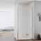 IMPTS Duschtür 120cm Nischentür Rahmenlos Dusche Duschkabine Falttür Nische Nano easy clean 6mm ESG Klares Sicherheitsglas Duschwand Duschabtrennung Höhe 195cm