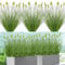DEMIUKO 10 Pcs Herbes Plantes Artificielles Extérieur de 55cm Fausses Plantes Extérieure Verte Fausses Herbes UV Résistantes Arbustes Artificiels pour Maison Jardin Pot de Fleurs Décoration