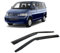 Rumplex Windabweiser Luftabweiser Regenabweiser Seitenfensterabweiser Kompatibel mit VW Transporter T5 T6 T7 T8 2003-2024 Autofenster Regenschutz Regenabweiser Anklebbare Deflektoren 2 Stück