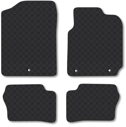Fits Kia Picanto (2017-2020) 3mm Rubber Car Mats | Tailored Fit Durable Floor Mats Full Coverage Protection Waterproof Accessories Easy Clean Anti Slip Made in the UK