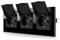 JIMEIDA 3-Steckdose Unterputz Schwarz 16Amp Glas Steckdosen mit Wasserdichtem Deckel 228 * 86mm,250V
