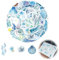 Jormftte Pack of 50 Sea Animals Sticker Set, Self-Adhesive Marine Stickers, Ocean Series, Cute Decoration for Car, Laptop, Skateboard, Bicycle, Moped, Motorcycle, Bicycle