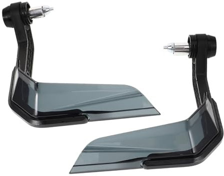 MUCKLILY 1paar Motorcycle Handguards Windschutz Handprotektoren Bike Und Motorräder Schützt Vor Wind Und Wetter Langlebig