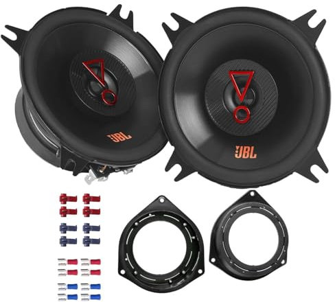 JBL Auto Lautsprecher Boxen Stage3 427F 180 Watt 10 cm 2 Wege Koax passend für Opel Corsa D ab 2006 Türen hinten