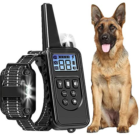 Hundehalsbänder Freundliches,Tierfreundliches,Klassische Hundehalsbänder,Bequem und einfach zu bedienen,Funktioniert bei Allen Hundetypen (ir0)
