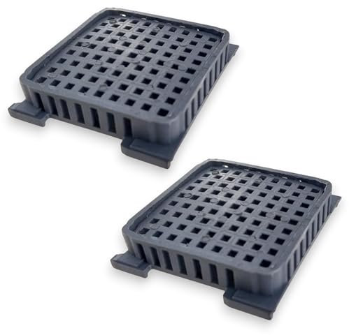 DEKAROX Fresh Air Aktivkohlefilter für Liebherr 9096989 9882429 9882460 7440021 Kühlschrank Geruchsentferner Luftfilter 48x44x10mm Innenraumfilter Kohlefilter für Umluft in KühlGefrierKombination