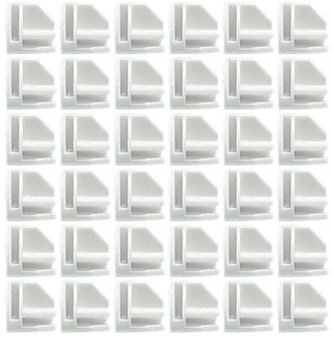 SHINEOFI Würfelverbinder Aus Kunststoff Modularer Organizer Für Drahtregale Und Aufbewahrungswürfel Eckverbinder Für Flexible Verbindung Einfache Montage Ohne Werkzeug Für Würfelregale
