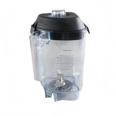 [Compatible con la licuadora Vitamix] Repuesto de vaso for licuadora VM0149/VM0122/0127, vaso for licuadora con juego de cuchillas, vaso for bebidas frías de Tritan de grado alimenticio, vaso for licu