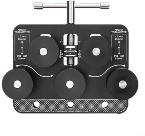 Redresseur de tubes robuste avec pince d'étau, idéal pour les réparations automobiles de précision