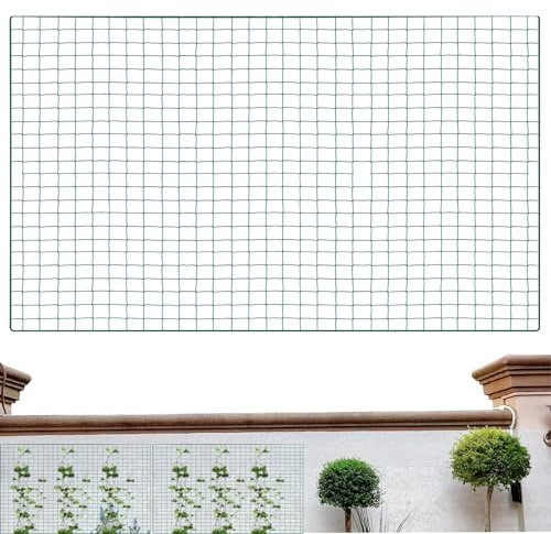 Kletterhilfe Für Pflanzen - 200x300 cm Gurken Rankgitter Netz - Gemüse Blumen Schutz Für Terrasse Gewächshaus Garten Beet