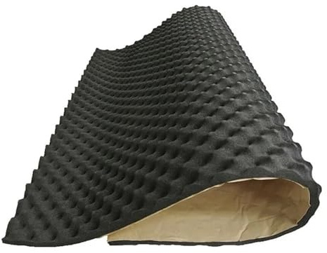 2cm Auto Sound Deadener Akustische Dämpfung Schaum Noise Isolierung Haube Subwoofer Matte Stille Isolierung(80cmx25xcm)