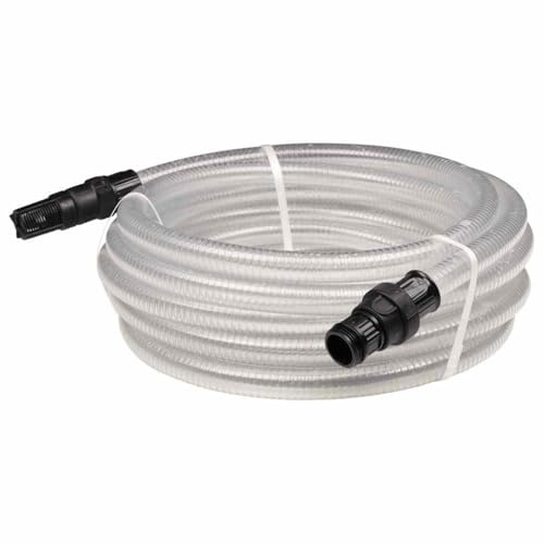 Generico Tubo Aspirazione con Connettori in PVC Trasparente 1 10 m PVC,Prato e Giardino,Impianti di irrigazione,Tubi da giardino-151075