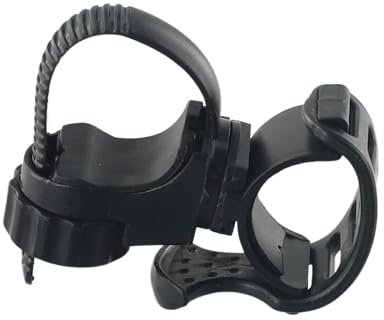 Generisch Bicycle Light Bracket 360 Degree Rotation Mount Holder MTB Bike Torch Clip Cycling Accessories