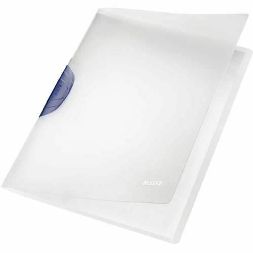 Rexel Leitz Klemmmappe ColorClip Magic, A4, PP) dunkelgrau