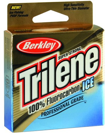 Berkley Trilene® 100% Fluorocarbon Ice, Clear, 4-Pound Break Strength, 75yd Fishing Line, Suitable for Freshwater Environments