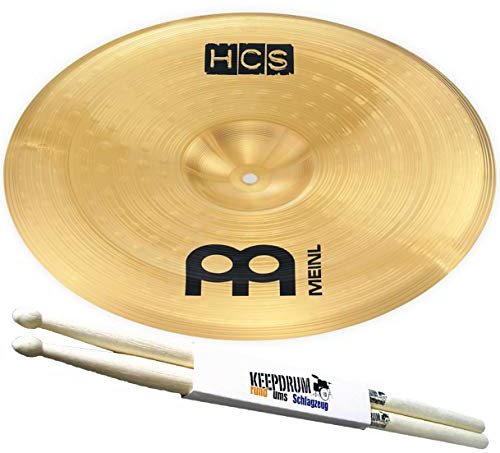 MEINL HCS18CH China Becken Effektbecken 18 + keepdrum Drumsticks