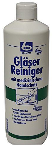 Dr. Becher Gläser Reiniger Premium - 1 Liter - B00ESO07DY | Flasche (1 l)