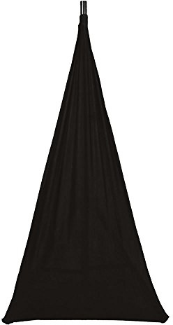 Novopro SSCRIM2-BLACK Two Sided Speaker Stand Scrim - Black
