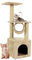 COZY PET Cat Tree 91cm Tall - Large Multi-Level Cat Tower, Heavy Duty Natural Sisal Scratching Posts, Stable Climbing and Activity Centre, Kitten Tree Tower for Indoor Cats | CT01-Lt Beige