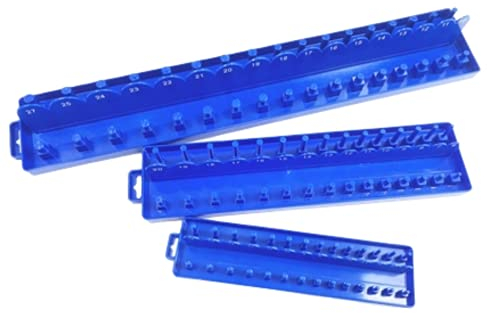 3pc Metric Socket Storage Rack Tray for 1/4-3/8-1/2 SOCKETS SS013