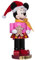 Kurt S. Adler Nutcracker Kurt Adler Minnie Mouse Nussknacker, Harz, Rose, Standard
