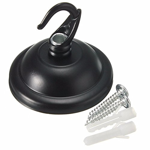 MASUNN Vintage Decke Rose Haken Platte Halter Für Leuchte Kronleuchter Lampe - Schwarz