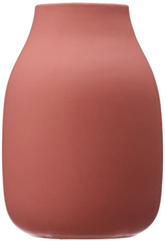 blomus -COLORA- Vase L aus Steingut, Withered Rose, hergestellt in hochwertiger Handarbeit, elegante dekorative Tischvase flächenschonende Dekoration (H 20 cm, Ø 14 cm, Withered Rose)