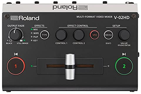 Roland V-02Hd Multi-format Video Mixer, Switcher, Scaler, Expander — with Audio Processing And Video Effects