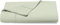Pizuna 400 Fadenzahl Baumwolle bettlaken 180x280cm Helles Salbei,100% Langstapelige Baumwolle betttuch Weiche mako Satin, bettlaken ohne Gummizug (100% Helles Salbei Baumwolle betttuch 180 x 280 cm)
