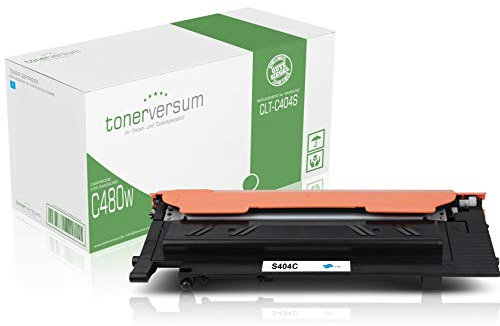 Tonerversum Toner kompatibel für Samsung Xpress C480w Laserdrucker Cyan ersetzt CLT-C404S/ELS