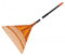 BRADAS - KT-CX24B-M, Rastrello per foglie a ventaglio in acciaiode luxe, Arieggiatore manuale per orto e giardino, Sarchiatore con 24 denti (larghezza 60 cm) in plastica e manico in metallo.