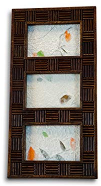 Kinaree Teak Holz Bilderrahmen/Collage für 3 Bilder