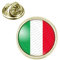 Pin's Doré 20mm Drapeau Italien Italie Italy Flag Tricolore Vert Blanc Rouge