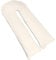 Lancashire Bedding Big U Maternity Pillowcase - U Shaped Pregnancy Pillow Cover; U Shaped with Zip Closure - Pregnancy Pillowcover Cream - Soft & Comfortable