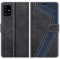 MOBESV Hülle für Samsung Galaxy A51 5G Handyhülle, Lederhülle mit Kartenfach, Klapphülle mit Ständer, Flip Case Handytasche Schutzhülle, Modisch Schwarz